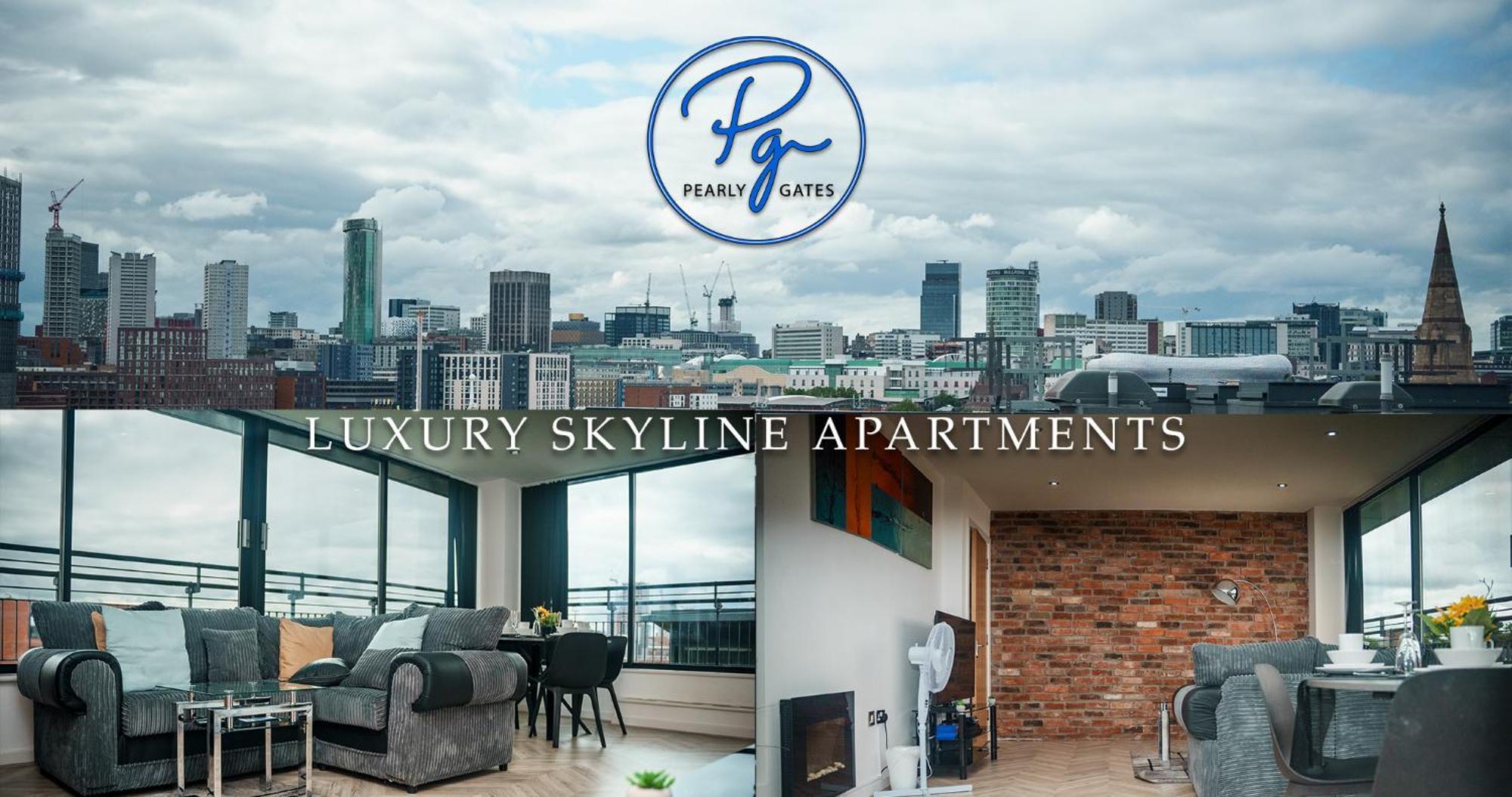 Penthouse - Amazing City Skyline Views - Free Parking - Balcony - Utilita Arena - New St Station - Bullring Shopping Birmingham Exterior photo